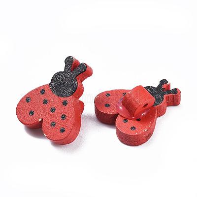 Кнопки довольно божья коровка NNA0YTT-1