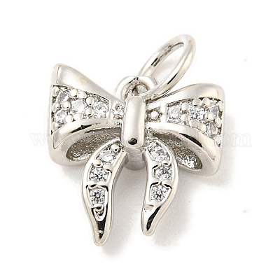 Покрытие стойки латунь микропаве прозрачные подвески из кубического циркония KK-B093-01H-P-1