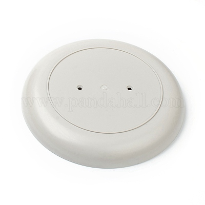 Круглый лоток для хранения настольного компьютера из абс-пластика AJEW-H113-A02-1