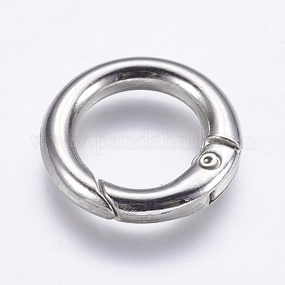 Пружинные кольца из цинкового сплава&nbsp;LS-PALLOY-WH0007-02-3.5cm-1