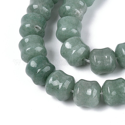 Естественный зеленый авантюрин бисер нитей&nbsp;G-N353-06A-11-1