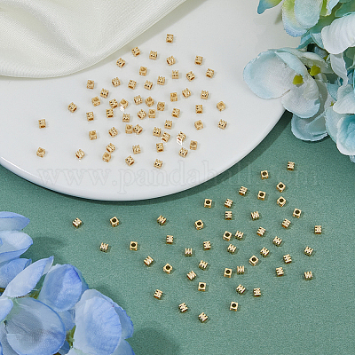 100 шт. Латунные бусины KK-FI0001-03B-1