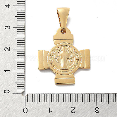 Религия ионное покрытие (IP) 304 подвески из нержавеющей стали STAS-Z098-43G-1