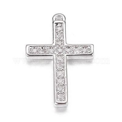 Латунные микро проложить кубического циркония подвески ZIRC-P060-04P-1