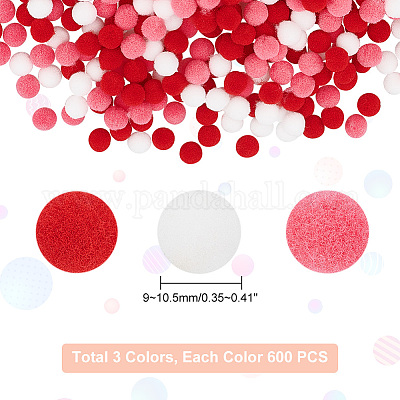 Wholesale PandaHall Elite About 100 Pcs Assorted Pompoms Multicolor Arts  and Crafts Fuzzy Pom Poms Glitter Sparkle Balls Diameter 25mm for DIY Doll  Creative Crafts Decorations 