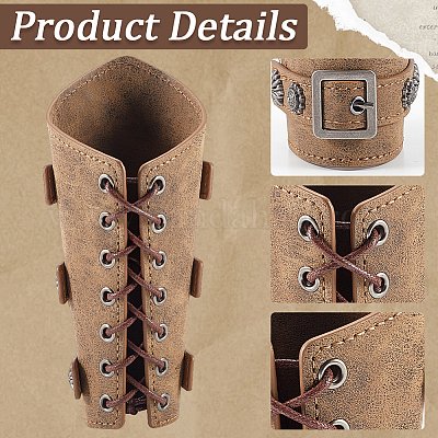 Регулируемый браслет из искусственной кожи AJEW-WH0010-51A-1