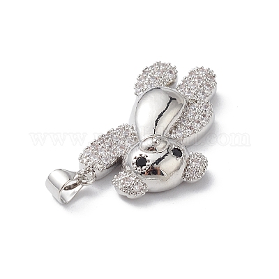 Латунные микро проложить кубического циркония подвески KK-M240-15H-1