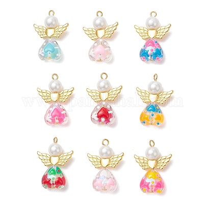 Подвески из стеклянной эмали ручной работы PALLOY-JF04265-02-1