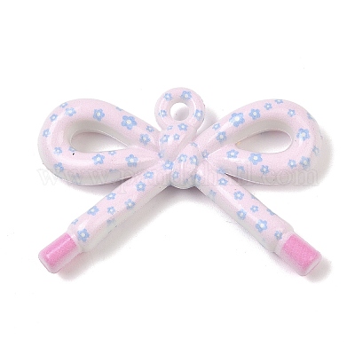 Непрозрачные печатные акриловые подвески&nbsp;MACR-I040-01H-1