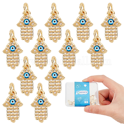 Hamsa charms for hot sale jewelry making