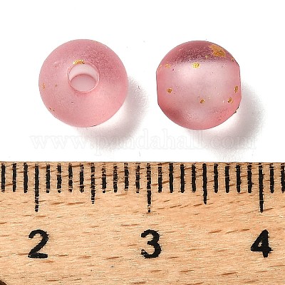 Матовые прозрачные акриловые бусины OACR-F013-13C-1