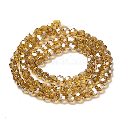 Прозрачные стеклянные бусины EGLA-A035-T6mm-B04-1