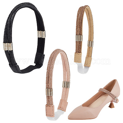 3 пара двухцветных эластичных шнурков из искусственной кожи FIND-DR0001-15B-1