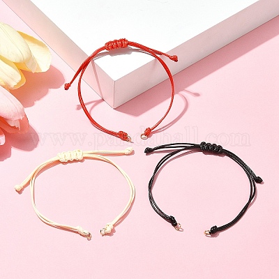 Плетеный шнур из вощеного полиэстера X1-AJEW-JB01153-03-1