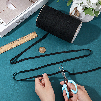 Лента из хлопка и льна длиной 200 м с узором «елочка» WH-WG84529-02-1