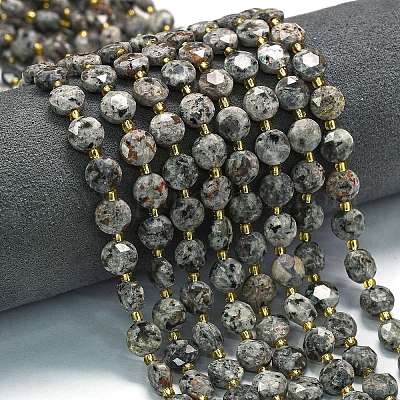 Натуральный флуоресцентный сиенитовый камень (светящийся в ультрафиолетовом свете) бусины нити G-C116-A18-02-1