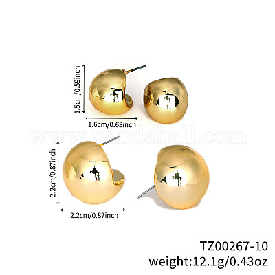 2 пара элегантных модных пластиковых сережек ZG6884-8-1