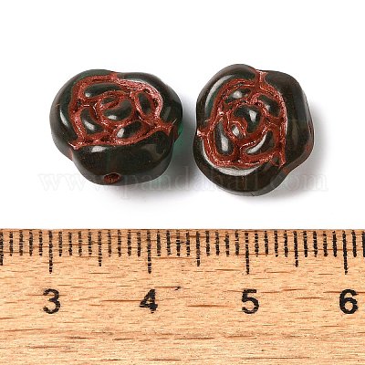 Прозрачные бусины лэмпворк LAMP-P065-01A-14-1