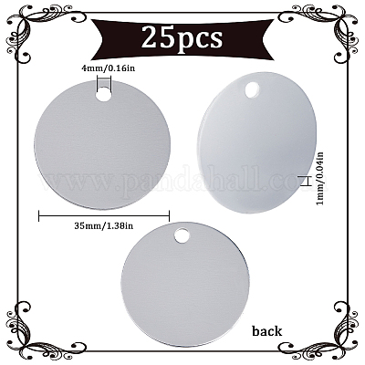 25шт алюминиевые подвески FIND-SP0002-55B-S-1