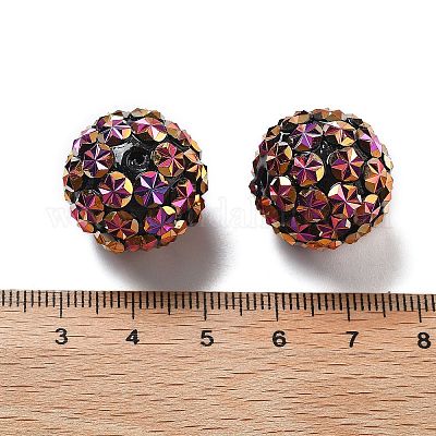 Акриловые стразы шарики бусины OACR-A035-01B-1