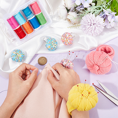 4 шт. 4-х стильные игольницы для запястий и пальцев AJEW-AR0001-71-1