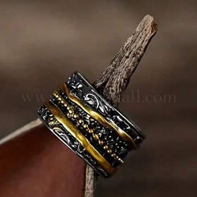 Вращающиеся кольца для пальцев из ретро-сплава FS-WG1AD62-02-1