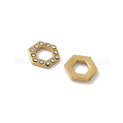 Кабошоны из стразов из нержавеющей стали 304 STAS-A057-04G-B02-1