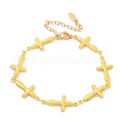 201 браслет из нержавеющей стали для женщин BJEW-Z103-01G-02-1