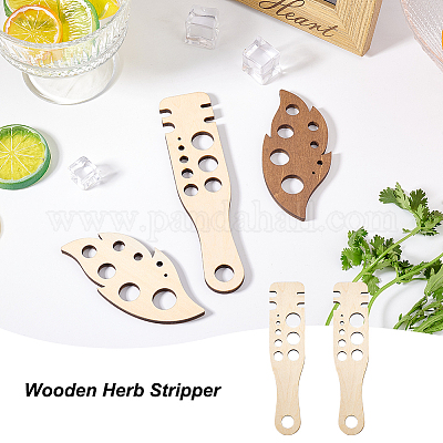 Необработанные деревянные подвески WOOD-WH0026-37D-01-1