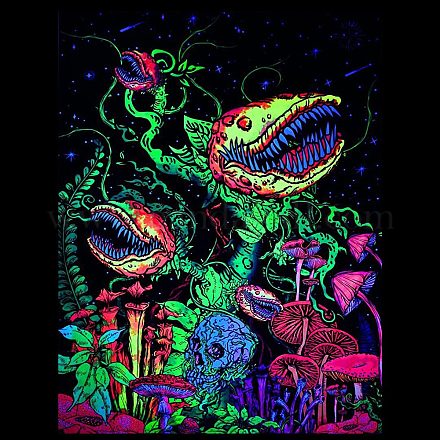 Custom blacklight tapestry sale