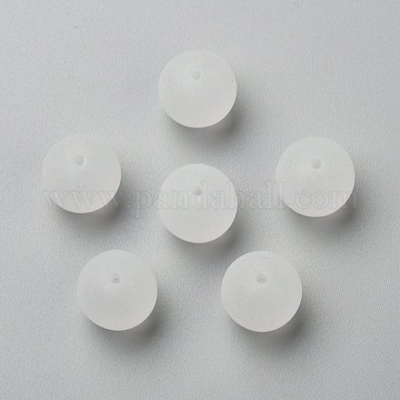 Perles de boule en acrylique transparente FACR-R021-14mm-16-1