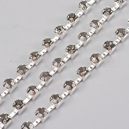 Cadenas de strass Diamante de imitación de bronce CHC-S12-17S-1