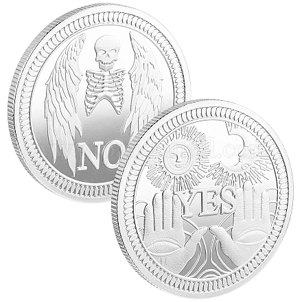 Монета из сплава AJEW-WH0220-017-1