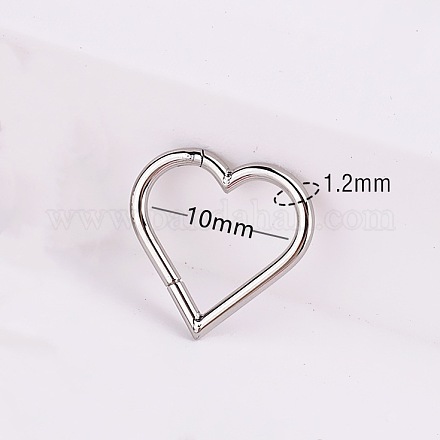 Кольца для носа из нержавеющей стали 316l с микропаве из кубического циркония WG5D603-17-1