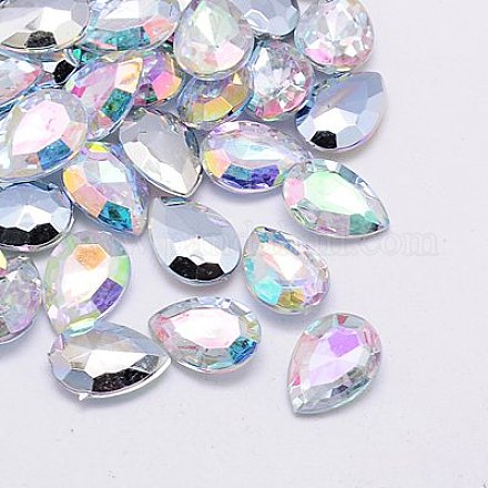Cabuchones de diamante de imitación de acrílico de Taiwan imitación GACR-A017-20x30mm-17-1