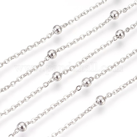 3.28 pie 304 cadenas portacables de acero inoxidable X-CHS-L017-11B-1