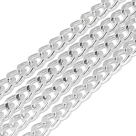 Unwelded Aluminum Curb Chains CHA-S001-022A-1