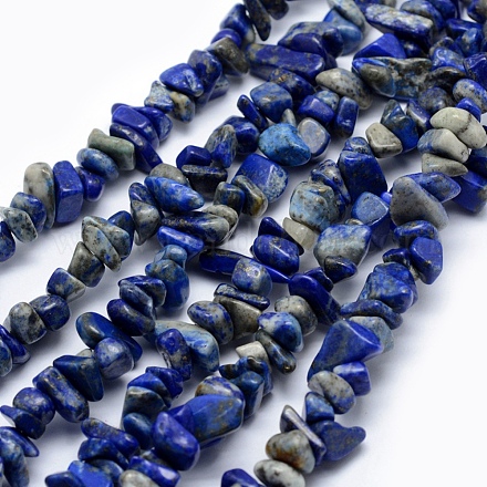Chapelets de perles en lapis-lazuli naturel X-G-P332-12-1