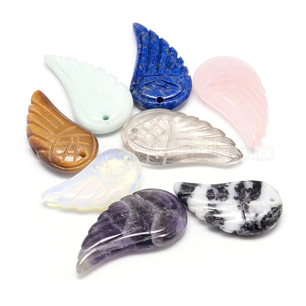 Natural & Synthetic Mixed Stone Pendants G-Q481-112-1