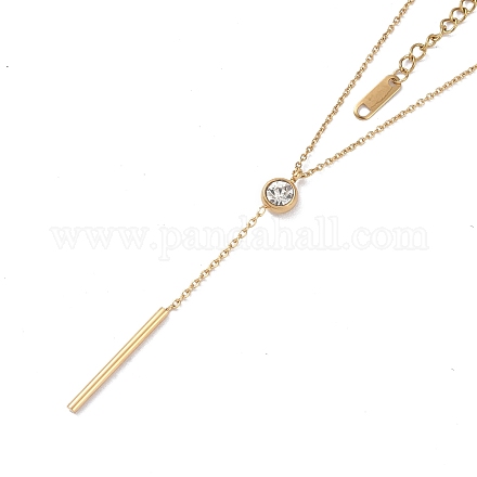 Ионное покрытие (ip) 304 нержавеющая сталь кабель цепи ожерелья NJEW-G081-01G-1