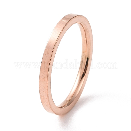 201 кольцо из нержавеющей стали для женщин RJEW-I089-50A-RG-1