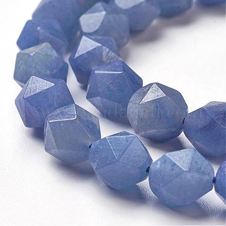 Avventurina blu naturale fili di perle G-G957-27-10mm-1