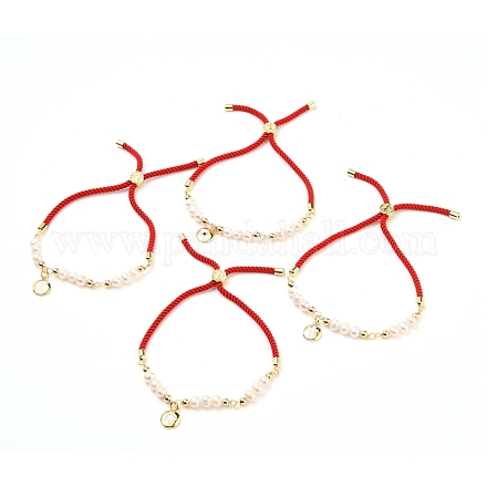 Bracelets réglables avec cordon en nylon BJEW-JB05544-1