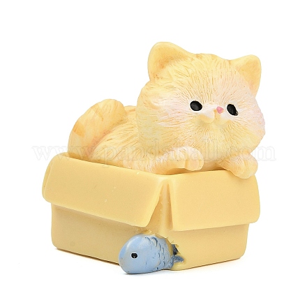 Украшение в форме кошки из смолы DJEW-F027-01-1