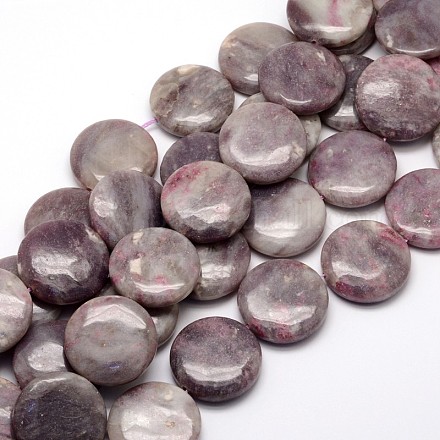 Fili di perle di giada lilla naturale G-L298-02-1