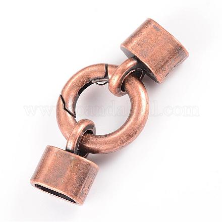 Zinc Alloy Ring Spring Gate Rings PALLOY-T008-04R-1