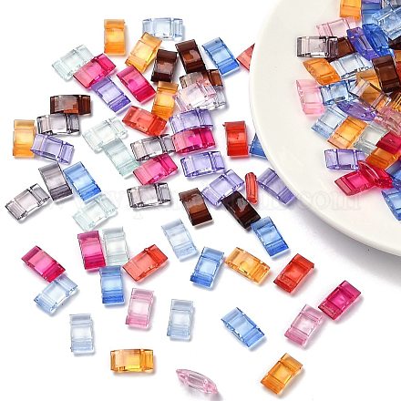 Transparent Acrylic Carrier Beads PL873Y-1