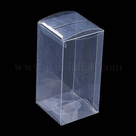 Confezione regalo rettangolare in plastica trasparente in pvc CON-F013-01F-1