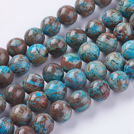 Natural Chrysocolla Beads strands X-G-H1042-1-1