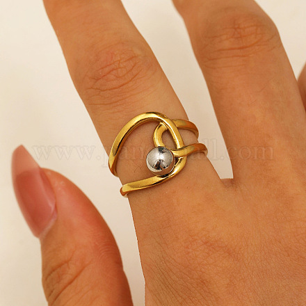 Кольца-манжеты из нержавеющей стали 304 с кубическим цирконием для женщин FS-WG503C7-03-1